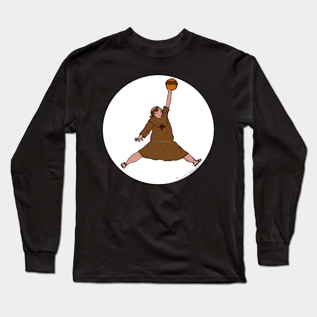 Air Friar Long Sleeve T-Shirt by Travisisjoking